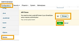Sonar Settings Api Token