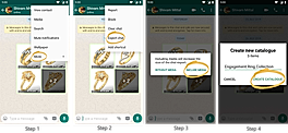 Creating catalogues from WhatsApp