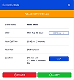 Event Details screenshot