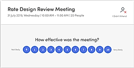 Rate The Meeting screenshot