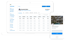 Rentroom : Dashboard screenshot