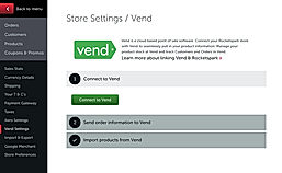 Link Vend to Rocketspark