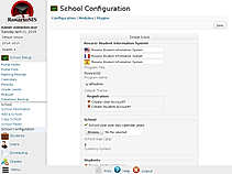 RosarioSIS : School Configuration screenshot
