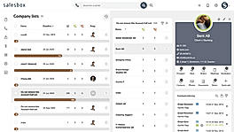 Salesbox CRM : Company list screenshot