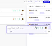 dragging and dropping