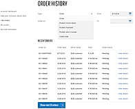 Order History