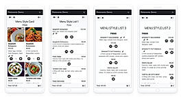 Customizable Menu Styles