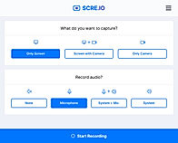 Scre.io screenshot
