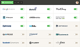 Segment screenshot: Choose your integration in Segment