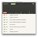 Segment screenshot: New Segment feature- live debugger