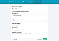Campaign Parameters