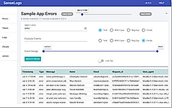 SenseLogs screenshot