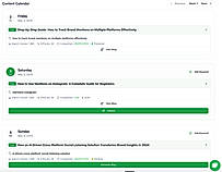 Content Calendar