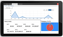 Giving History screenshot