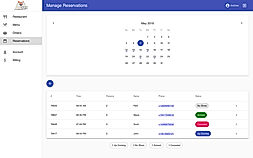 Reservation screenshot