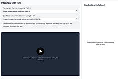 Candidate Activity Feed