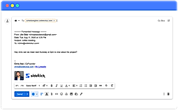 Forward to Schedule screenshot
