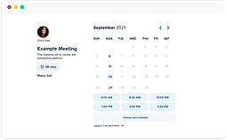 Scheduling Pages screenshot