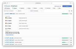 Translation Editor Interface screenshot