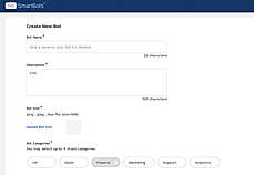 SmartBots : Bot Creation screenshot