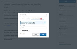 Zendesk Connector FAQ