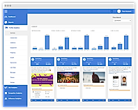 Social Status Profile Analytics screen