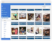 Social Status Influencer Analytics screen