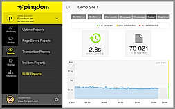 Real User Monitoring (RUM) screenshot