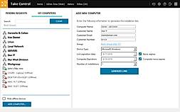 SolarWinds Take Control screenshot