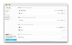 Spark CMS screenshot