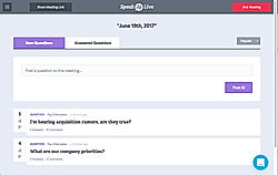 SpeakUp Live : Post and Vote screenshot