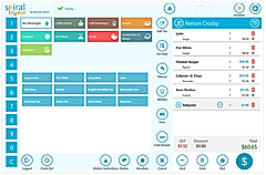 Spiral POS screenshot