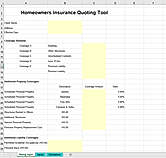 Homeowners Insurance Quoting Tool Excel