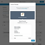 Choose when you want to send the invoice