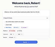 AI search over influencers