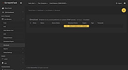 Simulcast - Dashboard