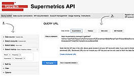 Supermetrics API screenshot