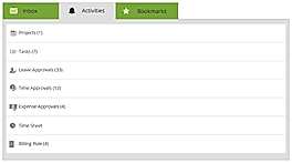 Dashboard View Activity