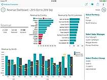 TARGIT Decision Suite : Dashboard screenshot