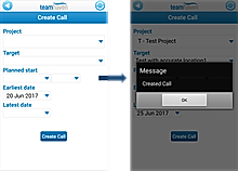 Create New Call