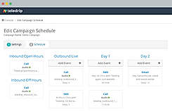 Edit Campaign Schedule