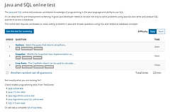 TestDome : Test screenshot