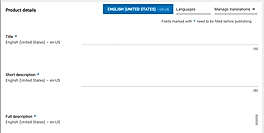 Short Description and Long Description