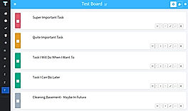 TideTask : Dashboard screenshot