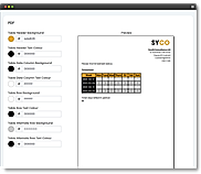 Branding screenshot