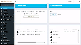Timeclock 365 screenshot