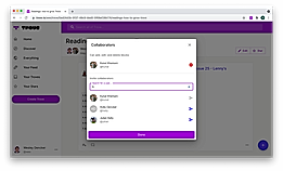 Collaboration screenshot