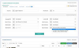Advanced Search Settings