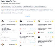 Relevant Tweet Ideas