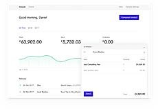TwoCards : Invoice screenshot
